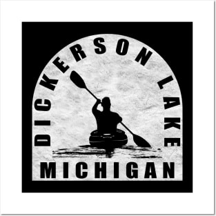 Dickerson Lake Kayaking Michigan Posters and Art